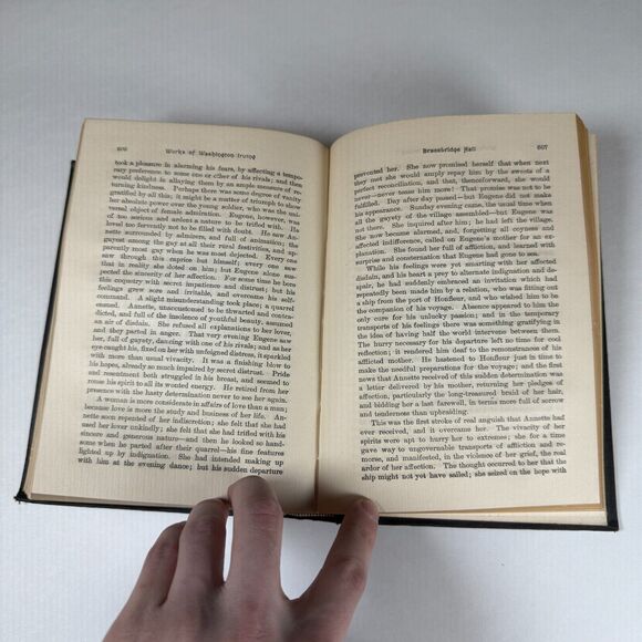 The Works of WASHINGTON IRVING Adventures of Captain BONNEVILLE vintage Book - Picture 12 of 13